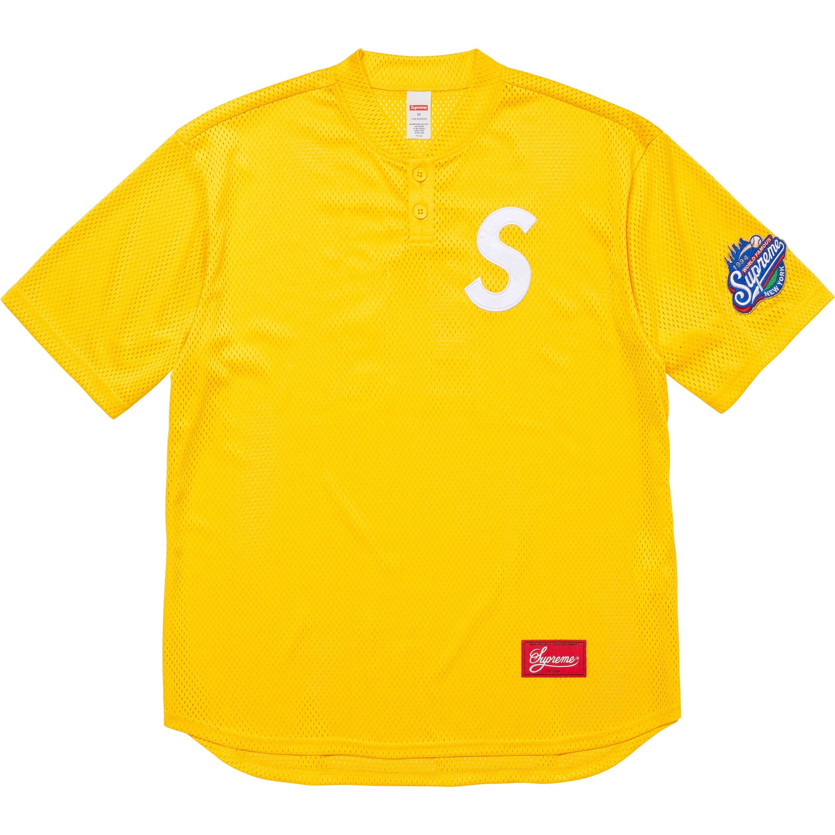 S Logo Baseball Henley view 2